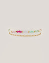 Doppeltes Dye Dots Pastell Armband