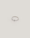 Personalisierter Ring Letter Spark aus Stahl