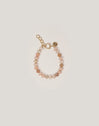 Ambar Stones Stainless Steel Gold Bracelet