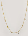Collier Mini Spark Drop plaqué or - vista 5