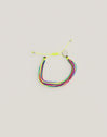 Pack 3 Pulseras Neon Rainbow Fruits Acero
