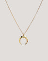 Collier Moonset Acier plaqué or - vista 6