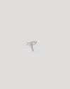 Single Fishbone Spark Earring