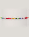 Pulsera Crystals Rainbow Acero Baño Oro