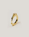 Halo Gold Hoop Single Earring