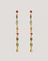 Ohrringe Cascade Colors 18kt Goldbeschichtung