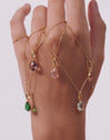 Charm Birthstones 18kt Gold Plated