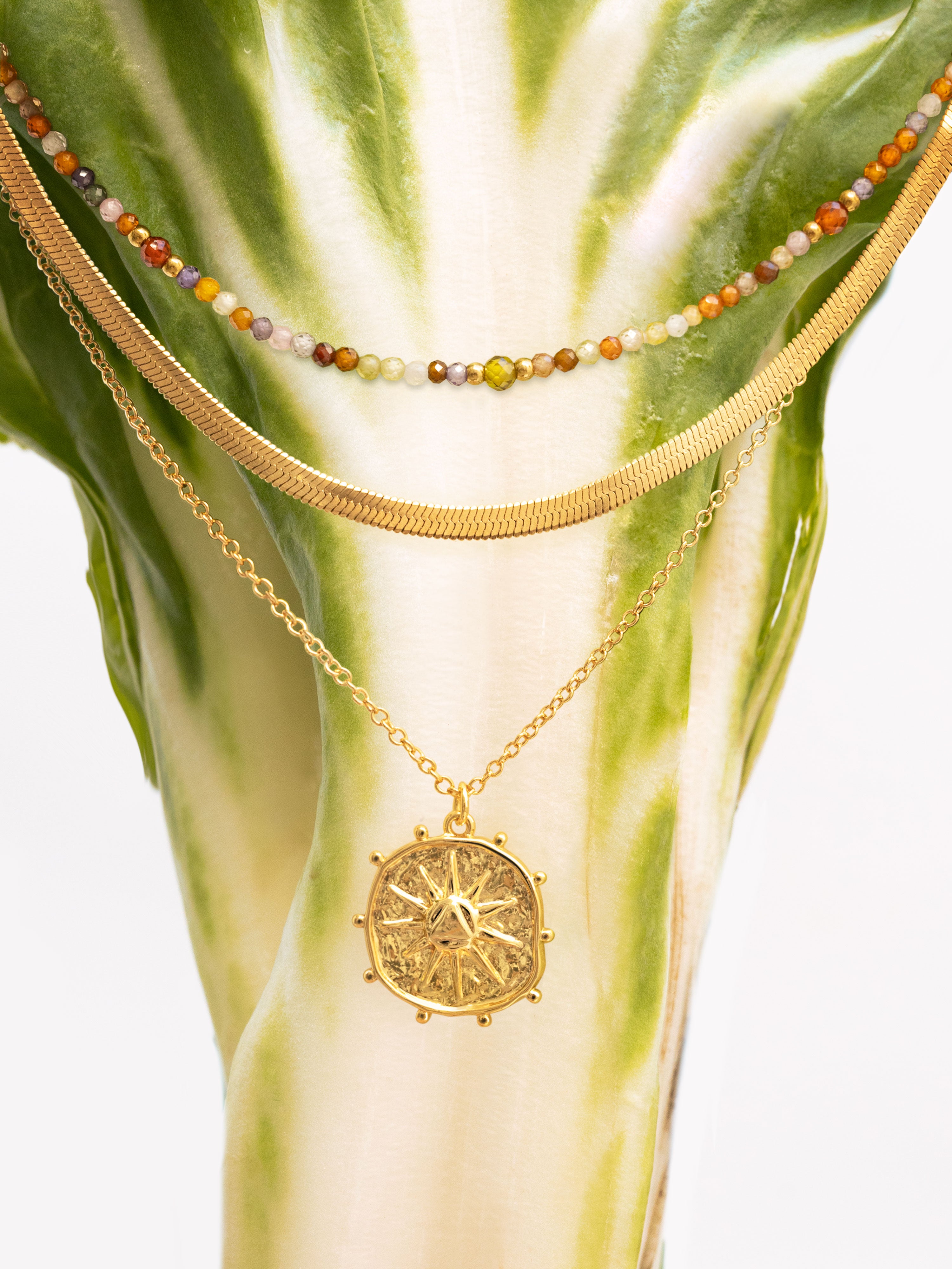 Solstice Sun Gold Necklace