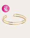 Choker Double Ring Plaqué Or