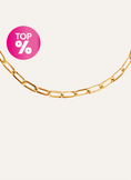Collier Chic Acier Plaqué Or