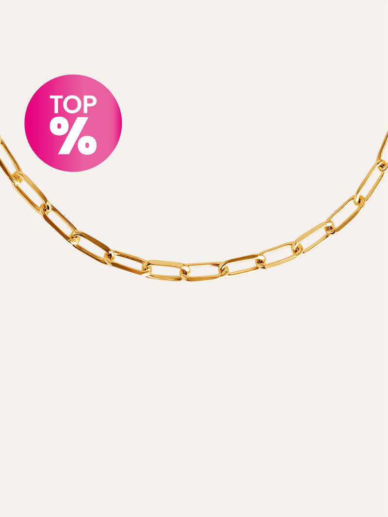 Collier Chic Acier Plaqué Or