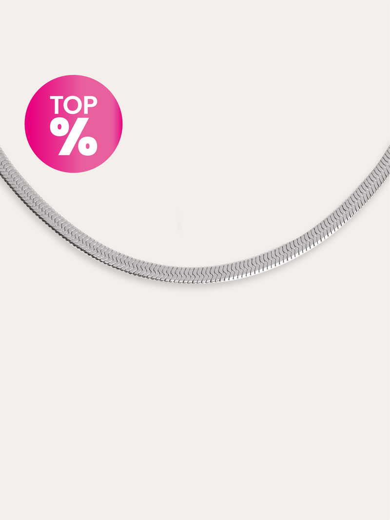 Collier Lisse S Acero
