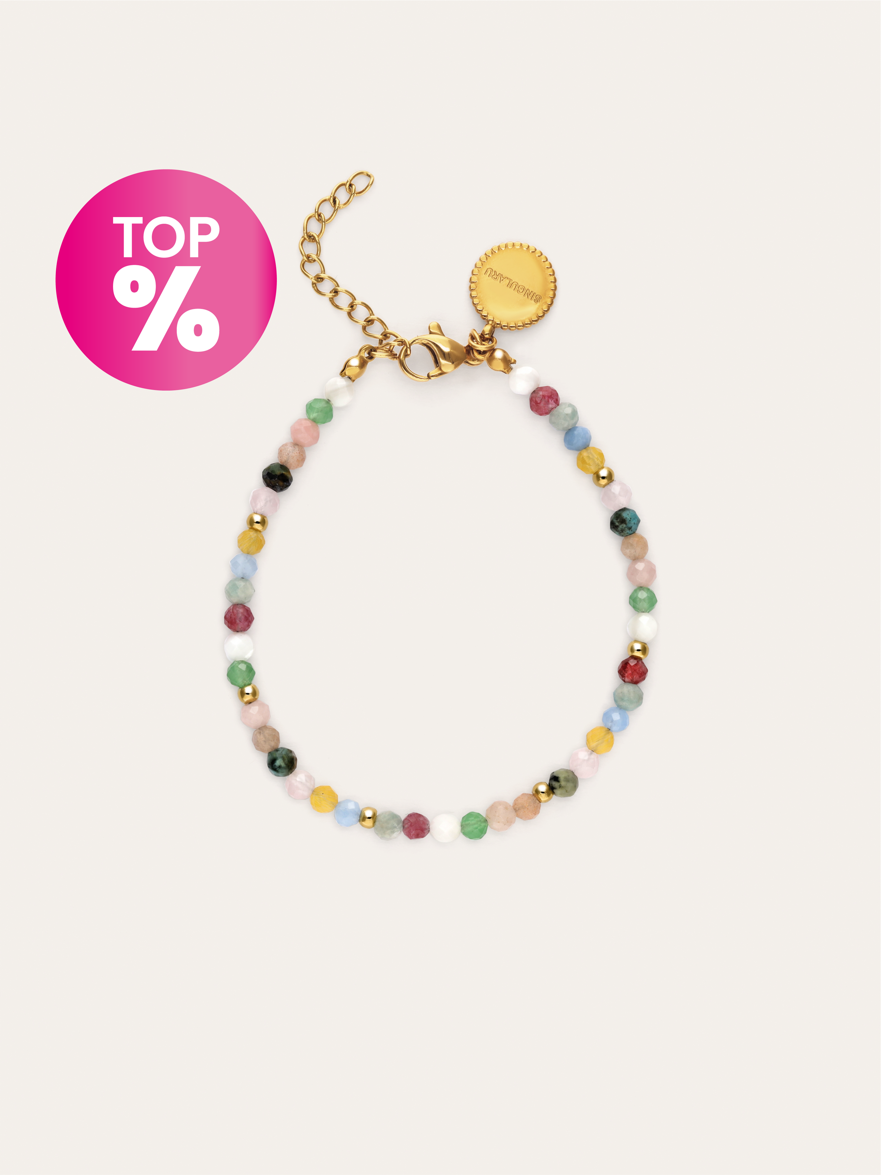 Altea Colors Armband, Edelstahl, vergoldet