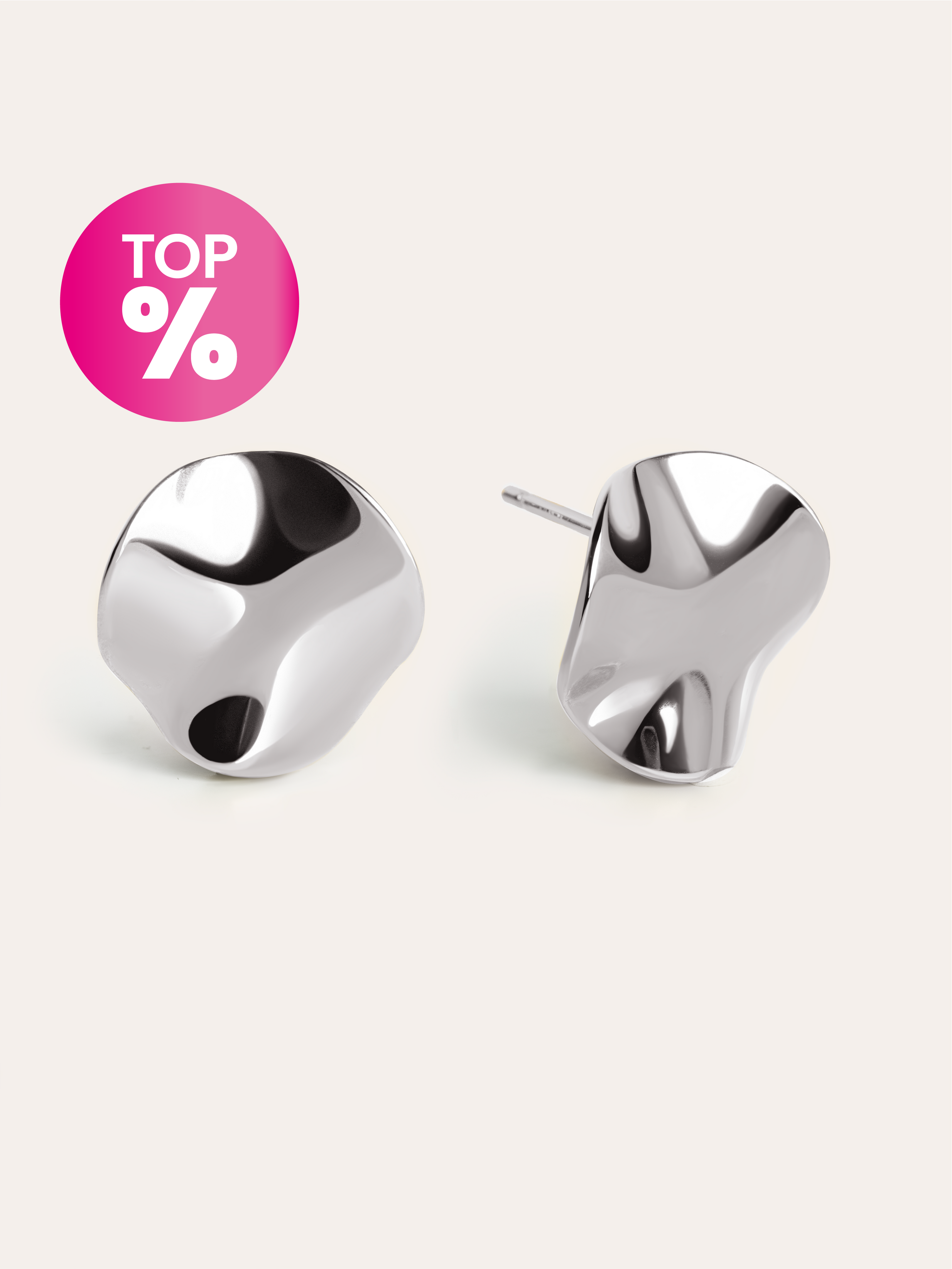 Boucles D'oreilles Waves Acier