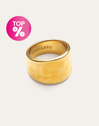 Ring My Ocean Edelstahl mit 18kt Goldbeschichtung