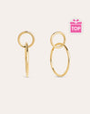 Pendientes Sister Baño Oro