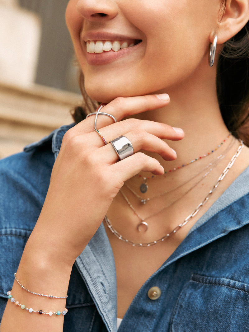 Bague Cleo Colors Argent