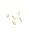 Gold Initial Personalized Letters Necklace A