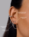 Maria S Hoop Earrings
