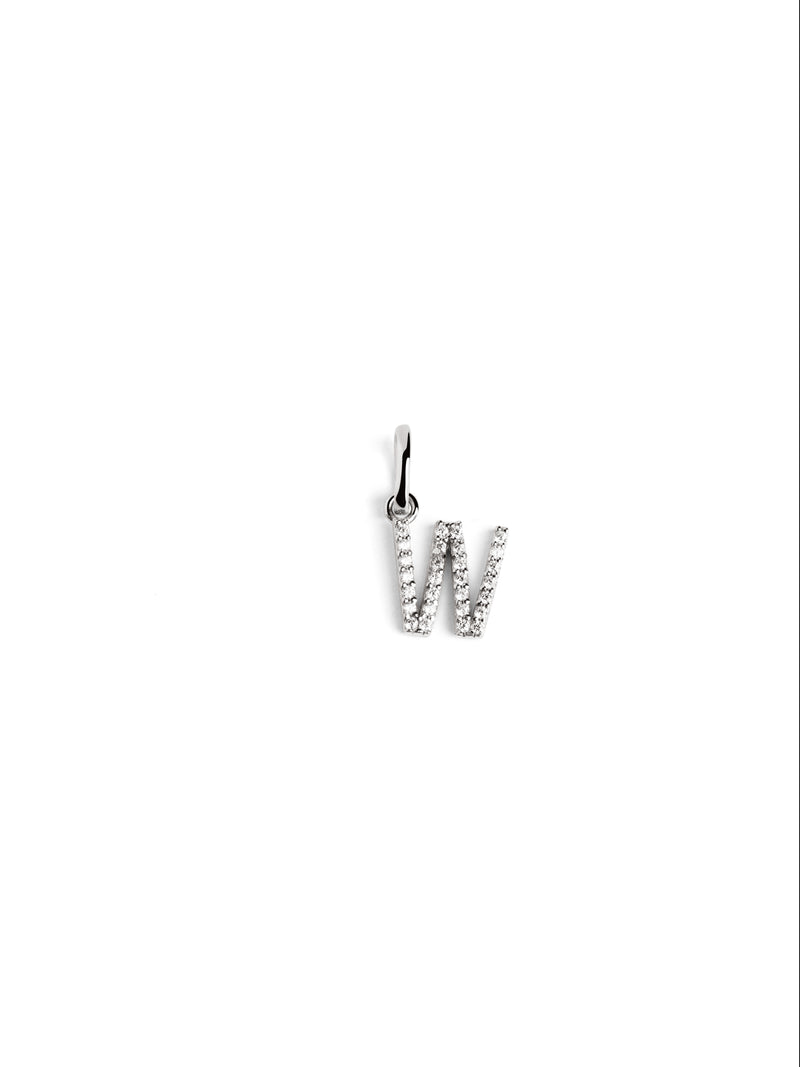 Charm Letter Spark Plata W