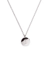 Stamp Letter Personalized Silver Necklace