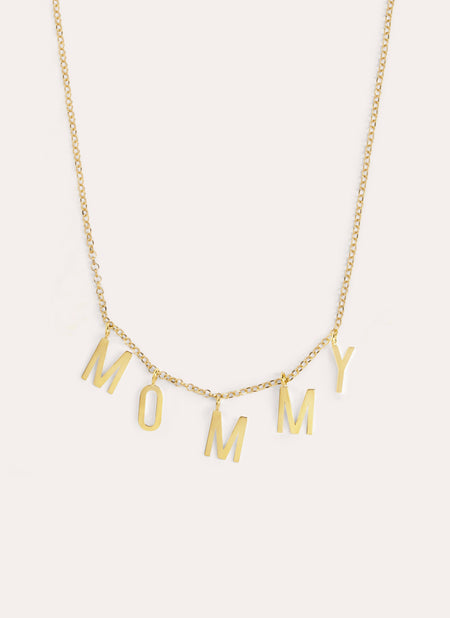 Letters Personalized Gold Necklace