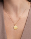  Zodiac Medallion Gold Necklace