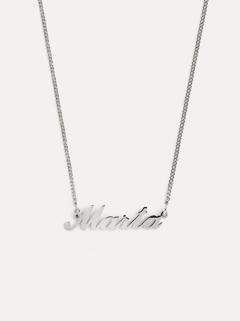 Colar Personalizado Carrie Prata