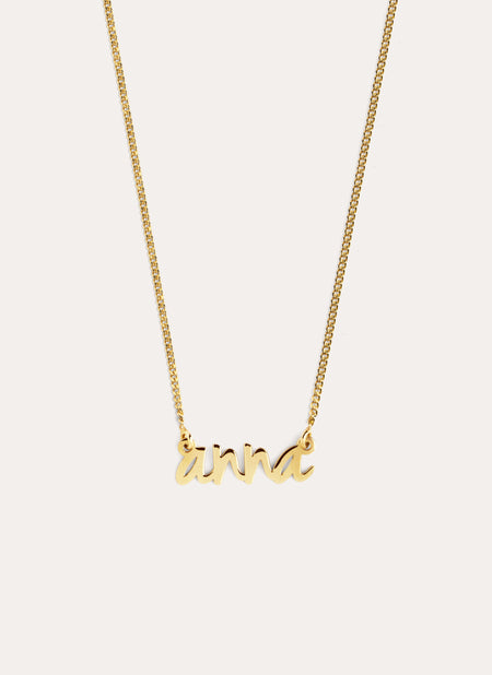 Sue Personalized Gold Necklace