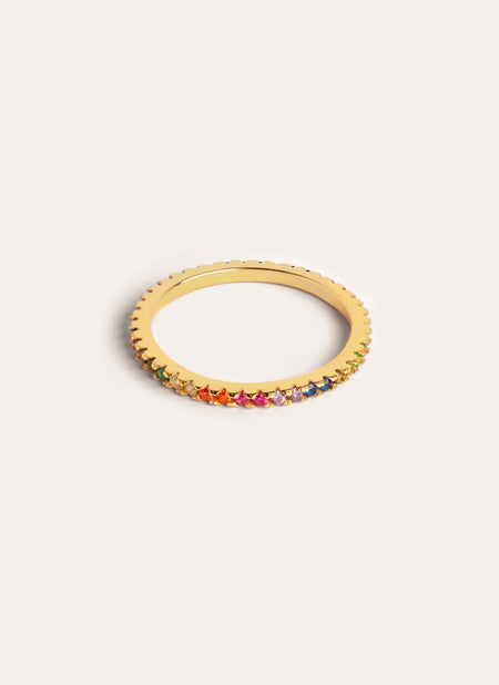 Cleo Colors Gold Ring