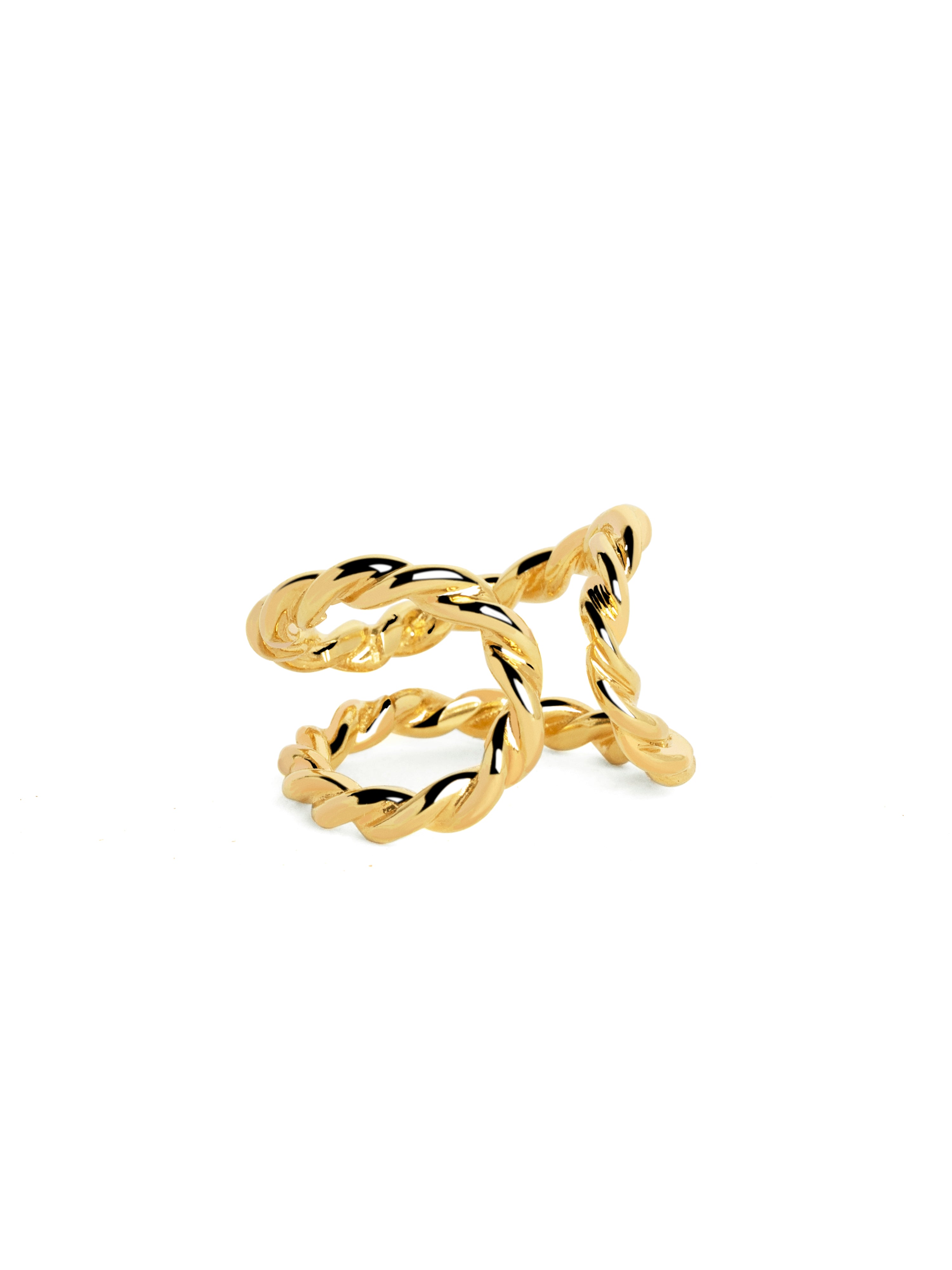 Double Rope Gold Ring