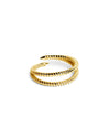 Double Twist Gold Ring