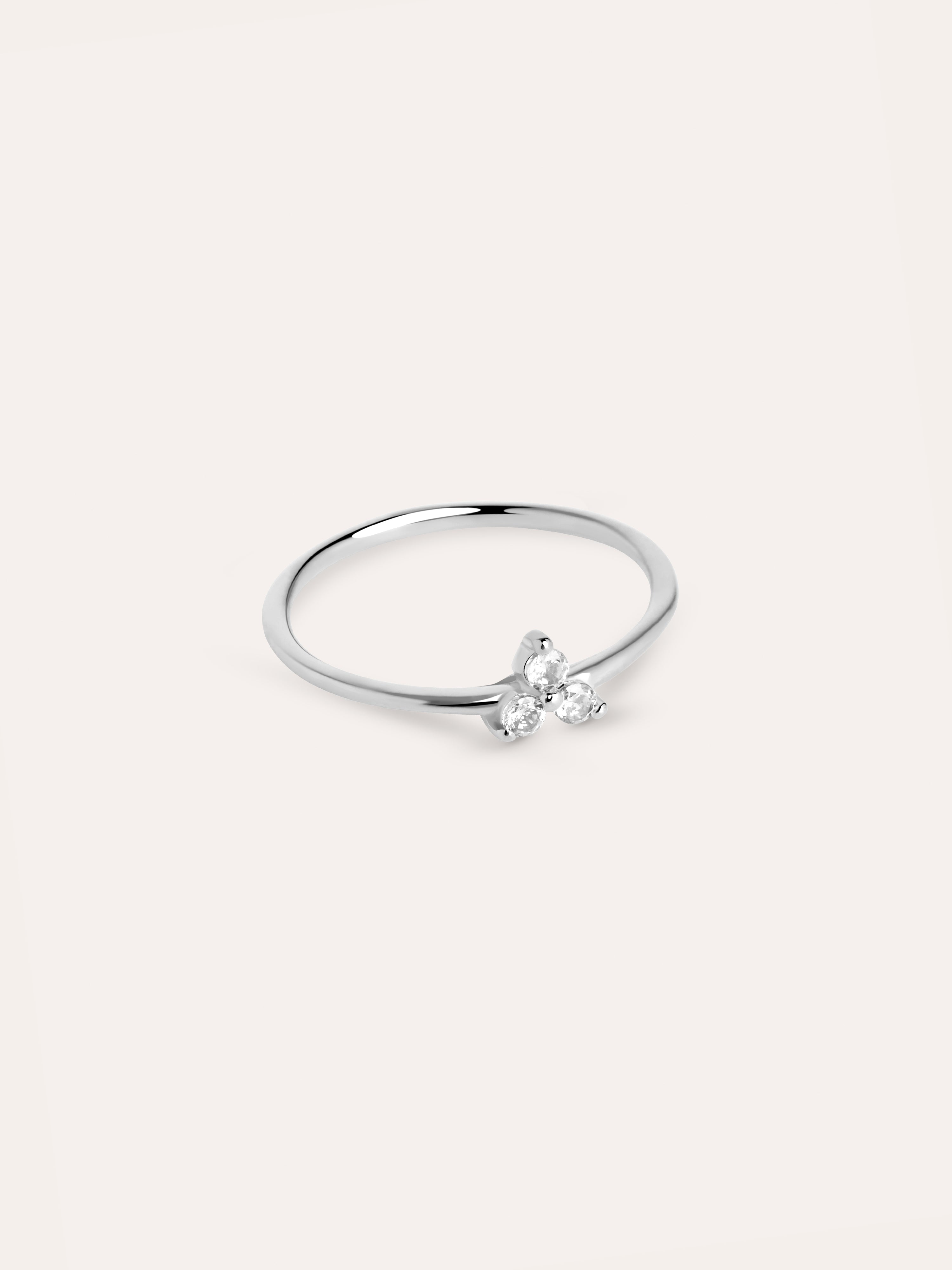 Clover Silver Ring
