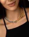 Collar Chunky Eslabón Bicolor Puesta