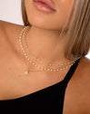 Collar Mini Medallion Roman Oro Puesta