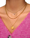Pebbles L Gold Necklace
