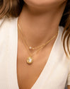 Duo Stars Gold Necklace
