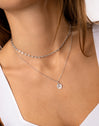 Mini Medallion Silver Letter