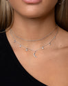 Collar Midnight Sky Plata Puesta