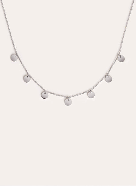 Mini Moons Silver Necklace