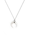 Collar Moonset Nácar Plata