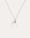 Moonset Mother-of-Pearl Silver Necklace