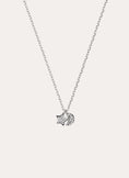 Moon Star Diamonds Silver Necklace
