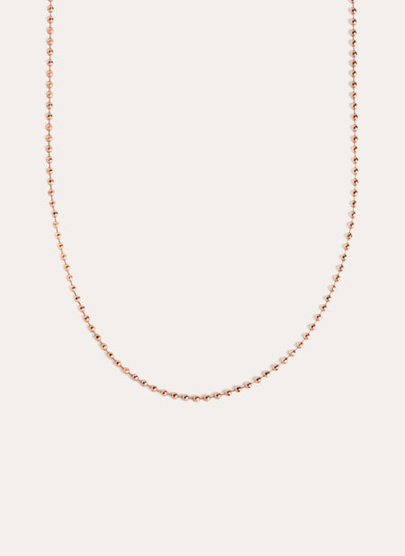Rose Gold Pebbles Necklace