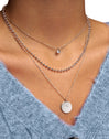 Single Spark Silver Necklace