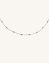 Pebbles Dots Silver Necklace