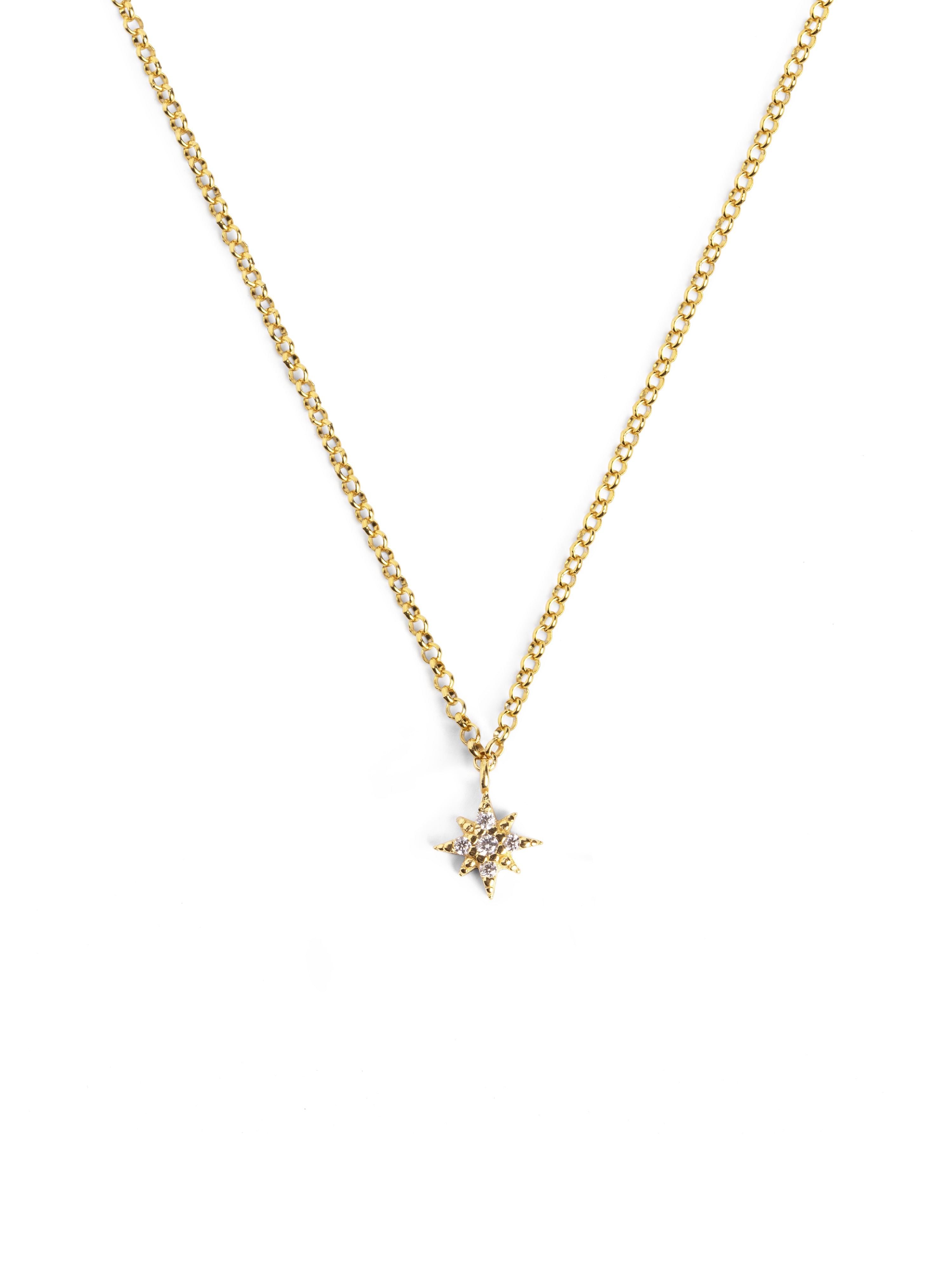 Polar Star Gold Necklace