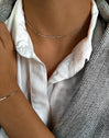 Collar y Pulsera Loom Plata - Singularu
