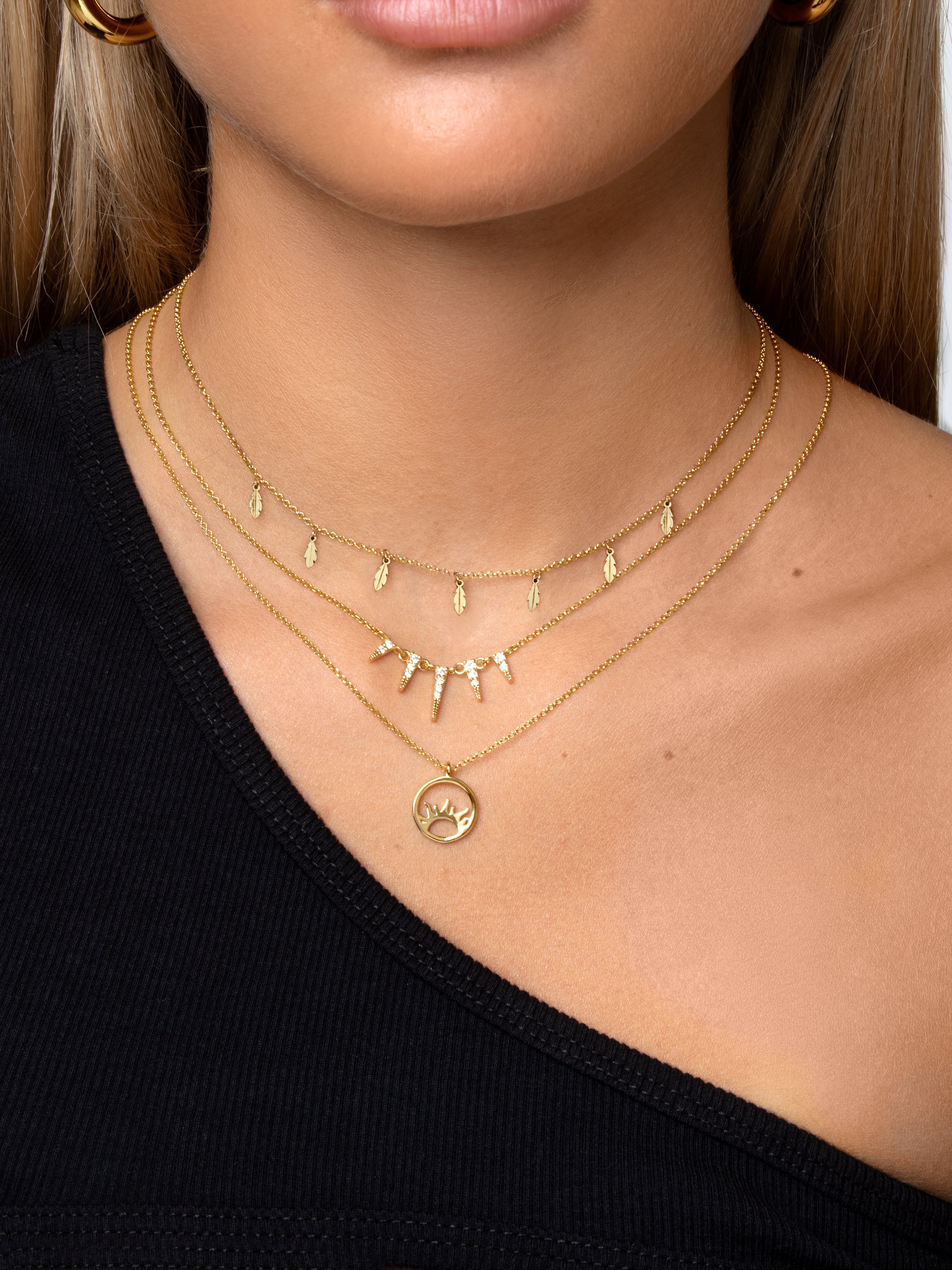 Collar Rolling Spark Oro Puesta