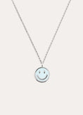 Smiley Sky Enamel Necklace